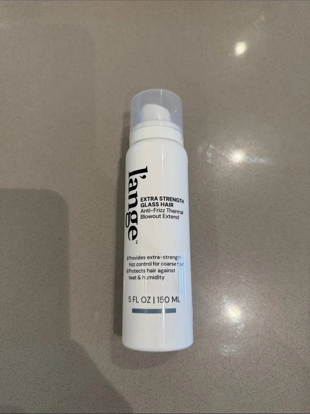 L’ange extra strength glass hair anti frizz spray